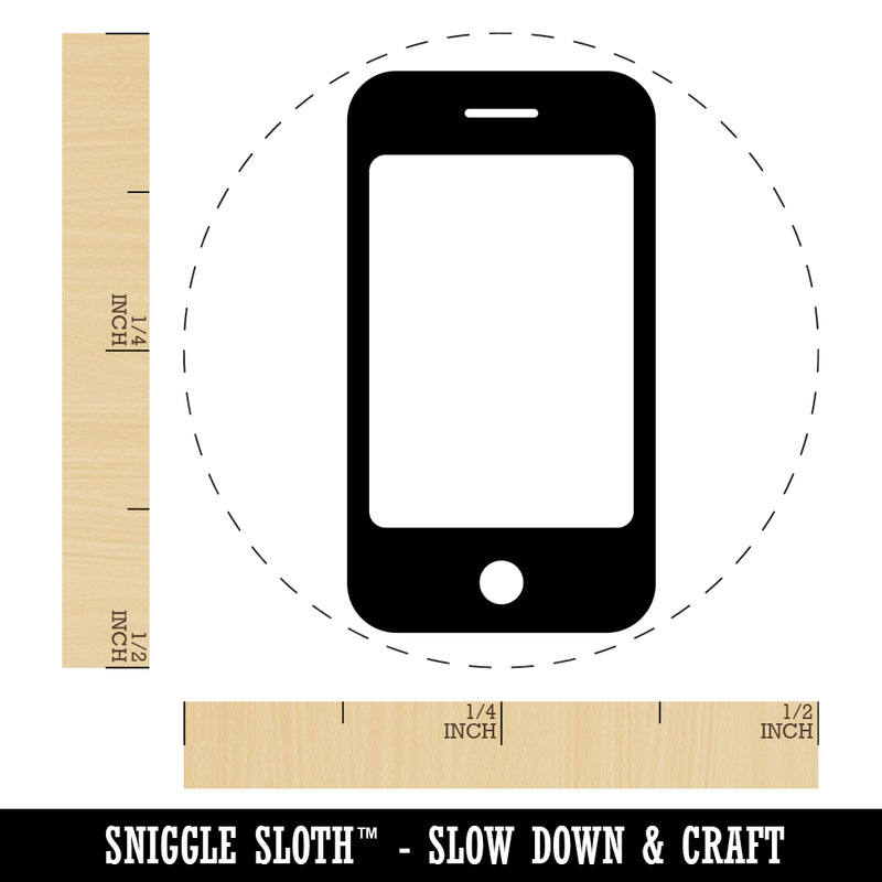 Mobile Tablet Phone Self-Inking Rubber Stamp for Stamping Crafting Planners