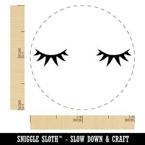 Sweet Eyelashes Pair Self-Inking Rubber Stamp for Stamping Crafting Planners