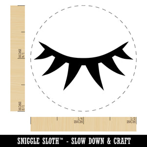 Sweet Eyelashes Single Self-Inking Rubber Stamp for Stamping Crafting Planners