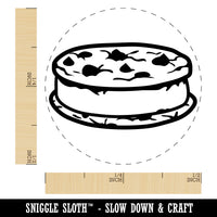 Cookie Ice Cream Sandwich Dessert Self-Inking Rubber Stamp for Stamping Crafting Planners