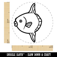 Mola Mola Ocean Sunfish Self-Inking Rubber Stamp for Stamping Crafting Planners