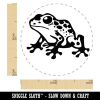 Spotted Poison Dart Frog Self-Inking Rubber Stamp for Stamping Crafting Planners