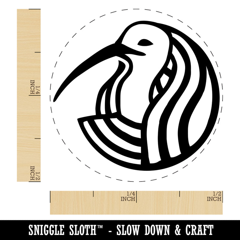 Thoth Head Egyptian God of Knowledge Self-Inking Rubber Stamp for Stamping Crafting Planners