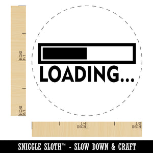 Loading Funny Slow Lazy Self-Inking Rubber Stamp for Stamping Crafting Planners