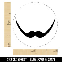 Dali Mustache Moustache Silhouette Self-Inking Rubber Stamp for Stamping Crafting Planners