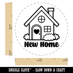 Sweet Adorable New Home Self-Inking Rubber Stamp for Stamping Crafting Planners