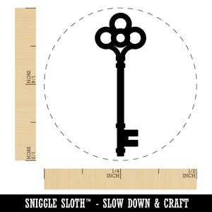 Vintage Skeleton Key Self-Inking Rubber Stamp for Stamping Crafting Planners