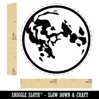 Full Moon Phase Self-Inking Rubber Stamp for Stamping Crafting Planners