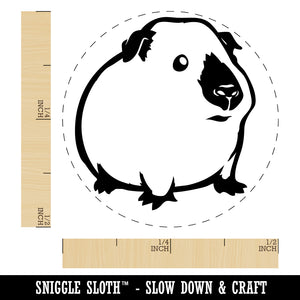 Sweet Himalayan Guinea Pig Self-Inking Rubber Stamp for Stamping Crafting Planners