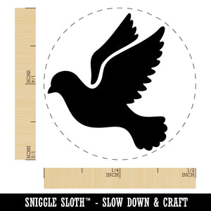 Dove Flying Silhouette Bird Self-Inking Rubber Stamp Ink Stamper for Stamping Crafting Planners