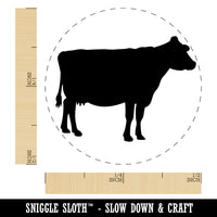 Solid Cow Farm Animal Self-Inking Rubber Stamp Ink Stamper for Stamping Crafting Planners