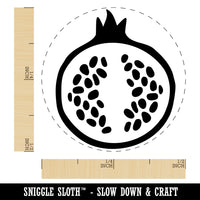 Yummy Pomegranate Fruit Vegetable Summer Self-Inking Rubber Stamp Ink Stamper for Stamping Crafting Planners