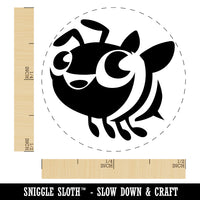 Cute Cartoon Honey Bee Bumblebee Self-Inking Rubber Stamp Ink Stamper for Stamping Crafting Planners