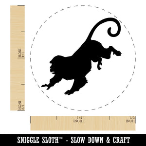 Running Monkey with Long Tail Self-Inking Rubber Stamp Ink Stamper for Stamping Crafting Planners