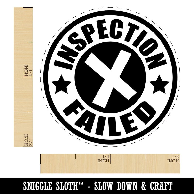 Inspection Failed Self-Inking Rubber Stamp for Stamping Crafting Planners