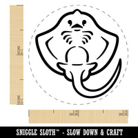 Baby Stingray Underside Self-Inking Rubber Stamp for Stamping Crafting Planners