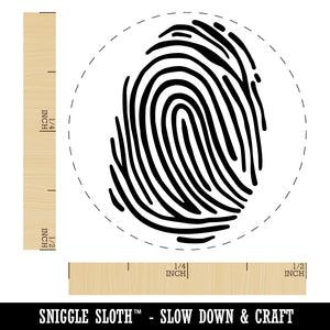 Thumb Print Thumbprint Self-Inking Rubber Stamp for Stamping Crafting Planners