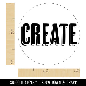 Create Drop Shadow Text Self-Inking Rubber Stamp for Stamping Crafting Planners