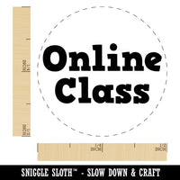 Online Class School Fun Text Self-Inking Rubber Stamp for Stamping Crafting Planners