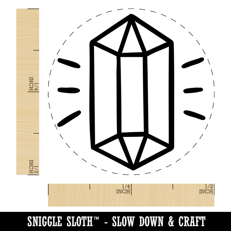 Hand Drawn Crystal Healing Meditation Roleplaying Game Self-Inking Rubber Stamp for Stamping Crafting Planners