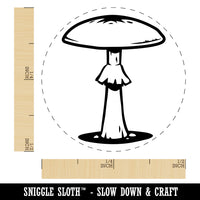 Amanita Phalloides Deathcap Toxic Mushroom Whimsical Fungus Fungi Self-Inking Rubber Stamp for Stamping Crafting Planners