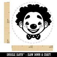 Cute Chibi Circus Party Clown Child Kid Self-Inking Rubber Stamp for Stamping Crafting Planners