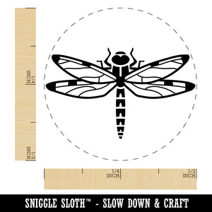 Dazzling Dragonfly Dasher Darner Insect Self-Inking Rubber Stamp for Stamping Crafting Planners