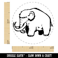 Fuzzy Fluffy Wooly Mammoth Self-Inking Rubber Stamp for Stamping Crafting Planners