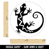 Southwest Native American Lizard Reptile Spirit Animal Self-Inking Rubber Stamp for Stamping Crafting Planners