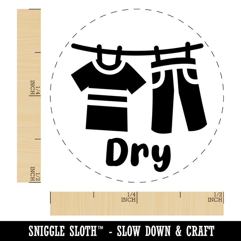 Laundry Hanging Dry Self-Inking Rubber Stamp Ink Stamper for Stamping Crafting Planners