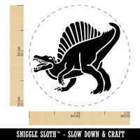 Spinosaurus Dinosaur Self-Inking Rubber Stamp Ink Stamper for Stamping Crafting Planners