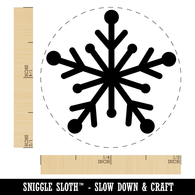 Star Snowflake Self-Inking Rubber Stamp Ink Stamper for Stamping Crafting Planners