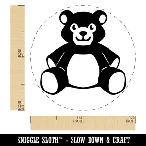 Teddy Bear Stuffed Animal Toy Self-Inking Rubber Stamp Ink Stamper for Stamping Crafting Planners