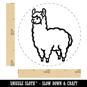 Alpaca Llama Full Body Self-Inking Rubber Stamp Ink Stamper for Stamping Crafting Planners