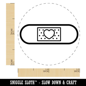 Heart Medical Bandage Love Hope Healing Self-Inking Rubber Stamp Ink Stamper for Stamping Crafting Planners