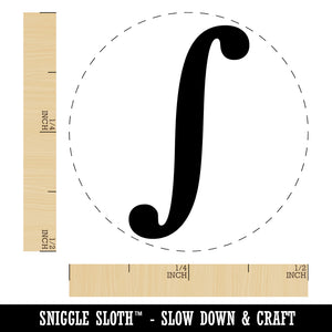 Integral Math Symbol Self-Inking Rubber Stamp Ink Stamper for Stamping Crafting Planners