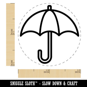 Rainy Day Umbrella Icon Self-Inking Rubber Stamp Ink Stamper for Stamping Crafting Planners