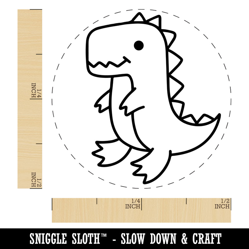 Sweet Kawaii Dinosaur Self-Inking Rubber Stamp Ink Stamper for Stamping Crafting Planners