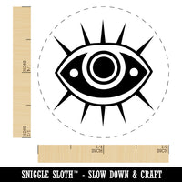 Nazar Evil Eye Hamsa Curse Protection Self-Inking Rubber Stamp Ink Stamper for Stamping Crafting Planners