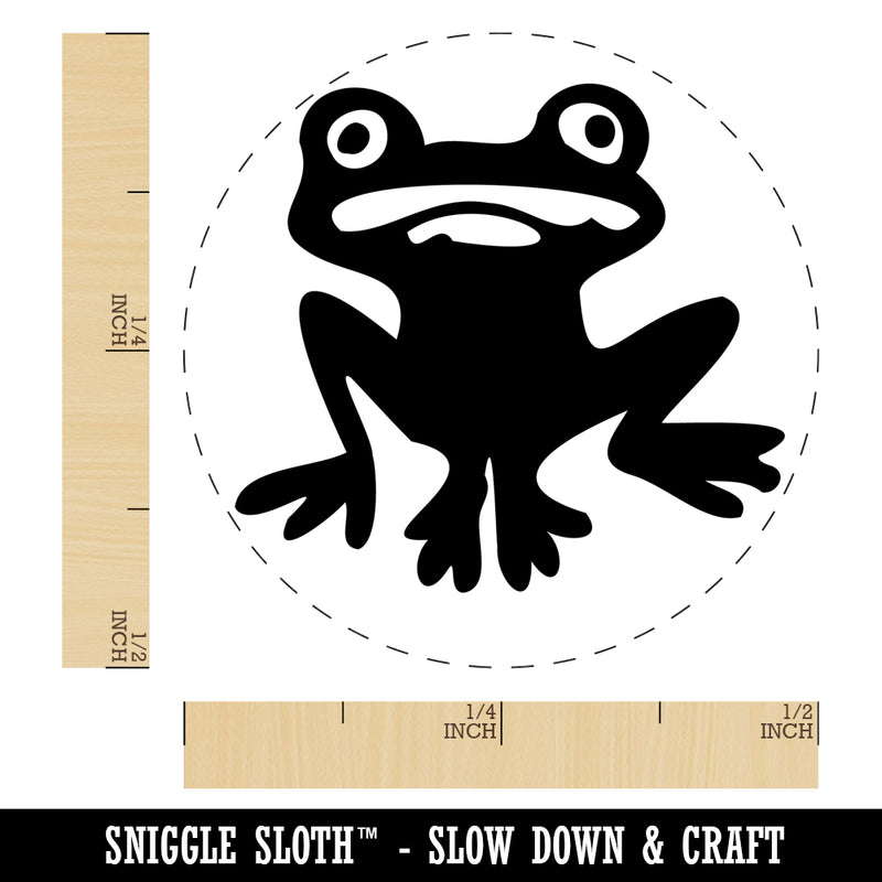 Weird Creepy Frog Self-Inking Rubber Stamp Ink Stamper for Stamping Crafting Planners