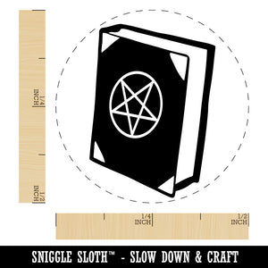 Witch Tome Spell Book Grimoire for Magic Witchcraft Self-Inking Rubber Stamp Ink Stamper for Stamping Crafting Planners