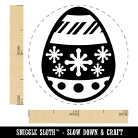 Christmas Ornament Painted Egg Self-Inking Rubber Stamp Ink Stamper for Stamping Crafting Planners