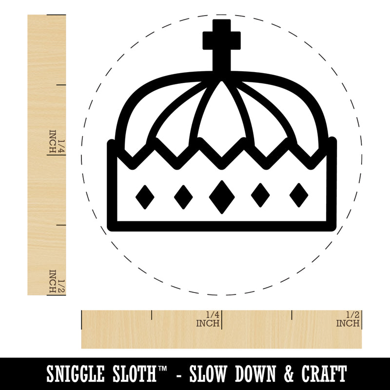 Crown King Emperor Self-Inking Rubber Stamp Ink Stamper for Stamping Crafting Planners