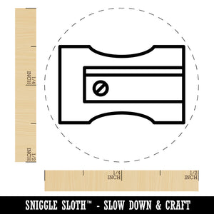 Pencil Sharpener Teacher School Self-Inking Rubber Stamp Ink Stamper for Stamping Crafting Planners
