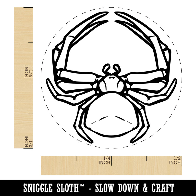 Crab Spider Arachnid Self-Inking Rubber Stamp Ink Stamper for Stamping Crafting Planners