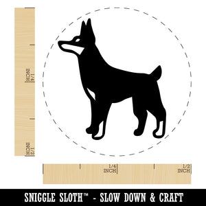 Dobermann Pinscher Dog Self-Inking Rubber Stamp Ink Stamper for Stamping Crafting Planners