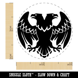 Double Headed Eagle Heraldry Self-Inking Rubber Stamp Ink Stamper for Stamping Crafting Planners