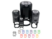 Fluffy Maltese Dog Puppy Self-Inking Rubber Stamp Ink Stamper for Stamping Crafting Planners