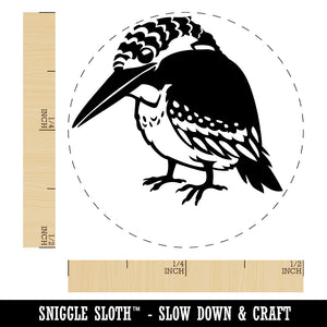 Kingfisher Bird Self-Inking Rubber Stamp Ink Stamper for Stamping Crafting Planners