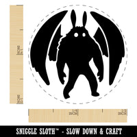 Mothman Cryptozoology Monster Self-Inking Rubber Stamp Ink Stamper for Stamping Crafting Planners